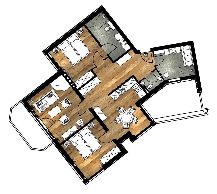 Apartmenthaus Enzian Hochsoelden Екстериор снимка